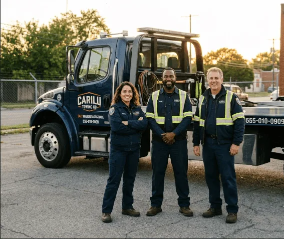 Heavy Duty Towing company in Paris Crossing, IN